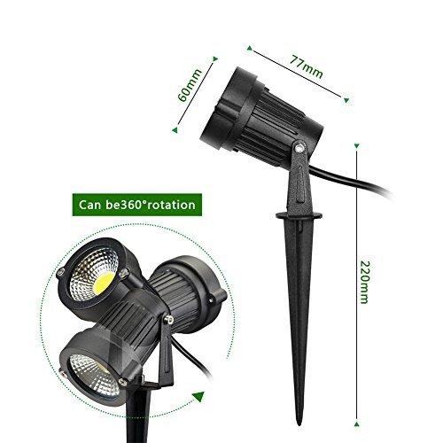 Outdoor Landscape LED Lighting 5W Waterproof Graden Lights COB Daylight White gallery