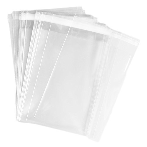 200 Clear Resealable Reclosable Self Adhesive Seal Lip & Tape Poly Cello Bags gallery