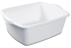 White 12Qt Dishpan