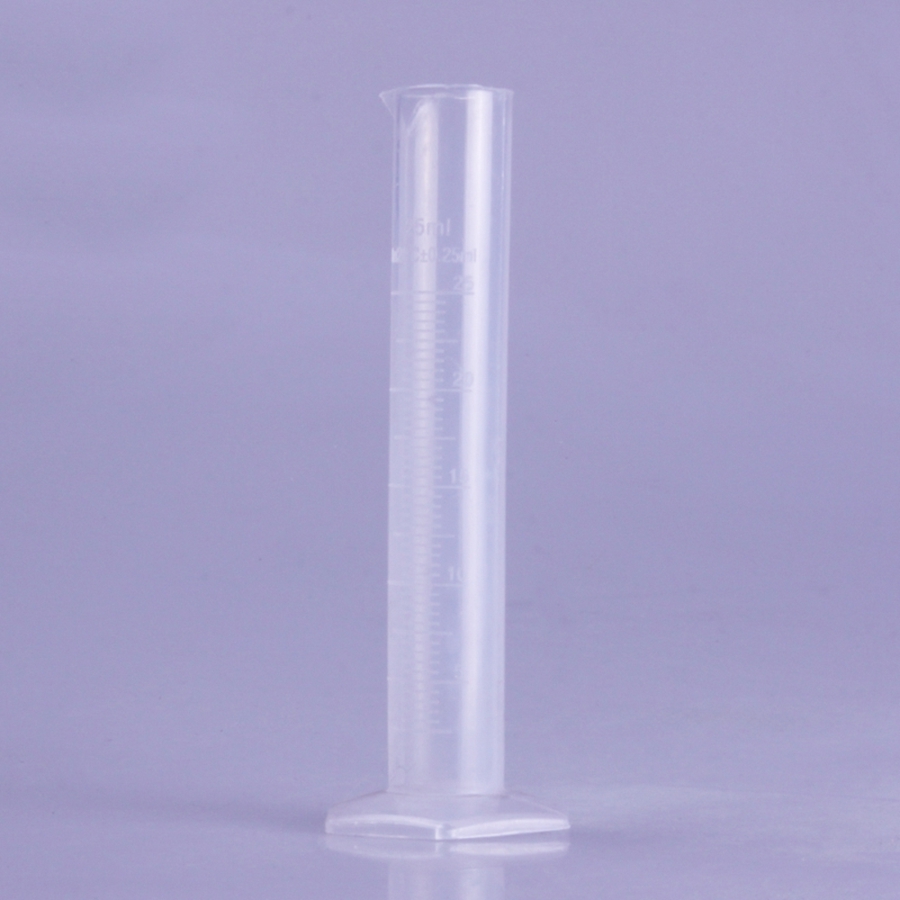 10-2000ml Plastic PP White/Blue Scale Line Mearsuring Cylinder Lab Teaching gallery