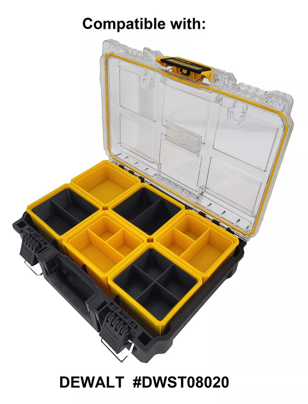 Dewalt ToughSystem 2.0 Compact Organizer Compatible Small Nesting Insert Bin gallery