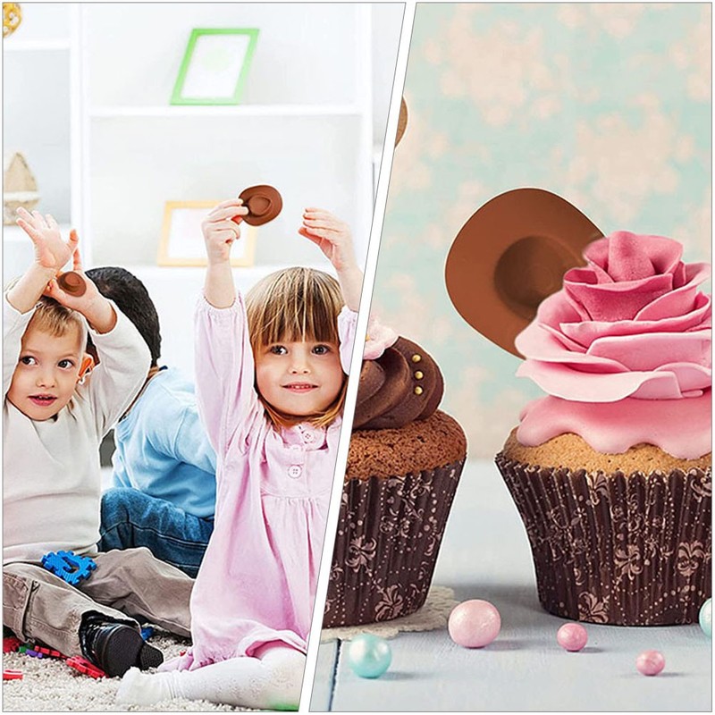 30 Pcs Tiny Cake Hats Mini for Crafts Miniture Decoration gallery