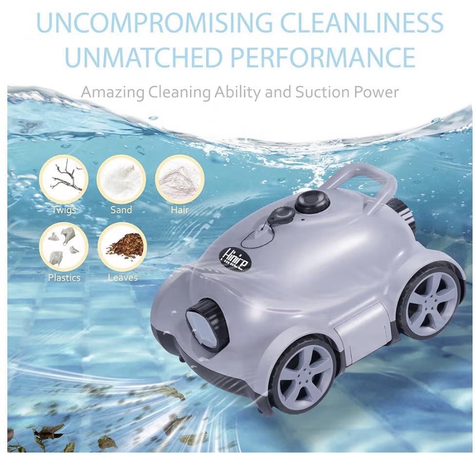 Cordless Robotic Pool Cleaner,150 Min Runtime,IPX8 Waterproof,2200 SqFt Coverage gallery