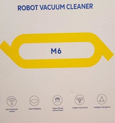 Robot Vacuum Cleaner M6 Smart Automatic Vacuum Mop Cleaner Rechargeable