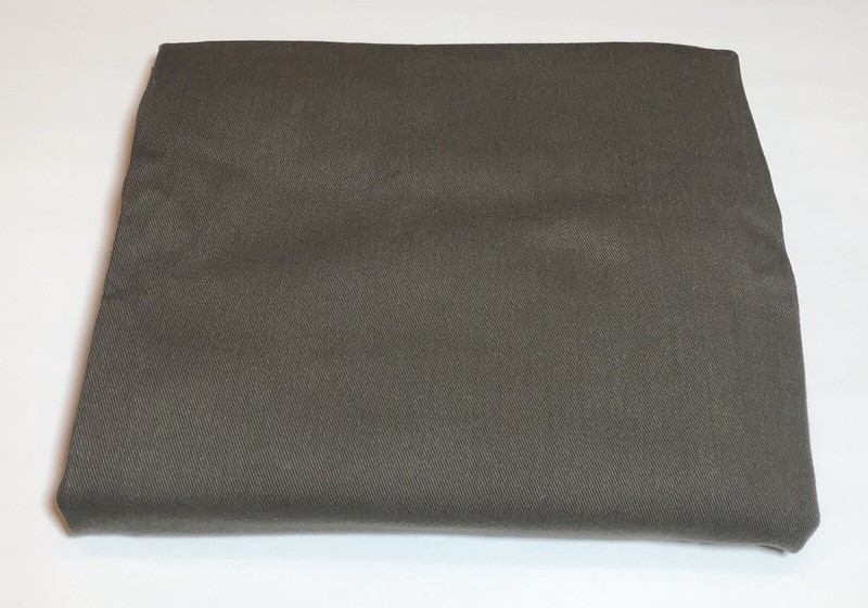 Restoration Hardware Brushed Cotton Twill Drapery RP 50" x 108" Charcoal $269 gallery