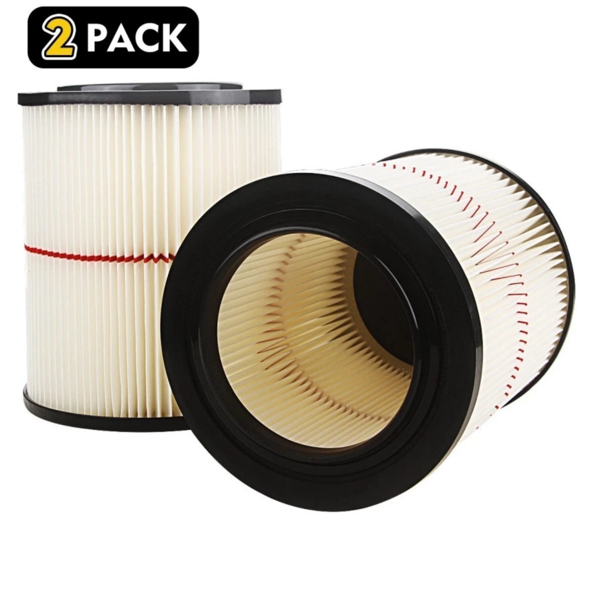 2 Pack 17816 Filter Replacement For Craftsman Shop Vac Wet Dry Vacuum Washable A gallery