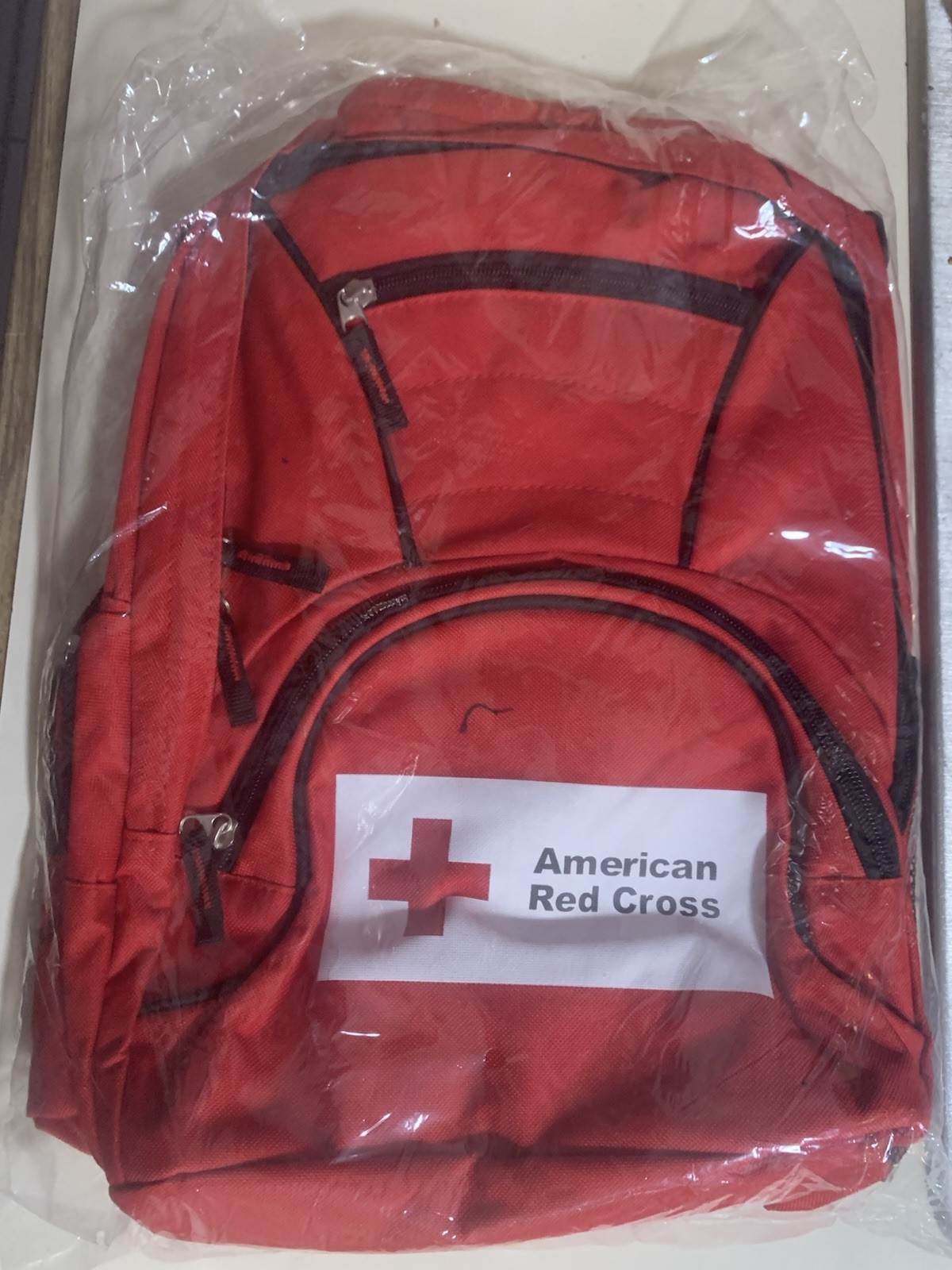NWOT American Red Cross (RED) Large Backpack
