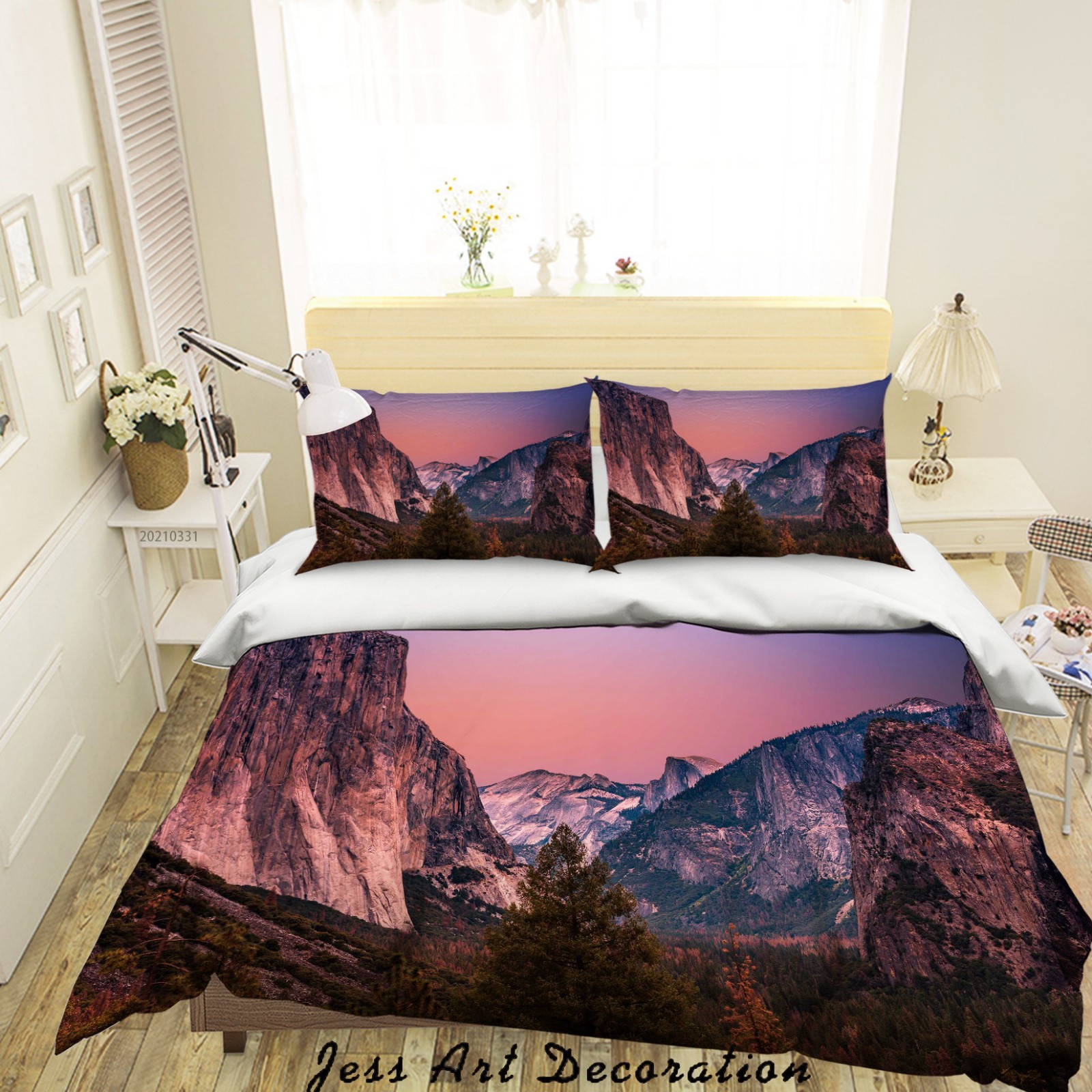 3D Mountain Landscape Quilt Cover Set Bedding Sets Pillowcases gallery