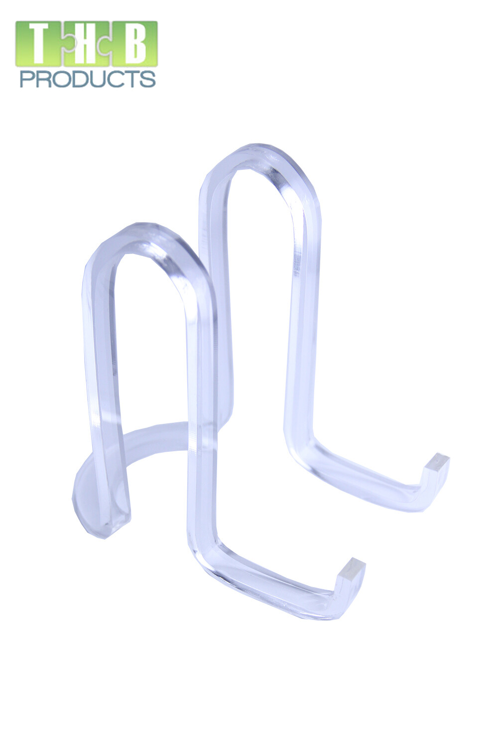 8" Clear Acrylic Ribbon Easel / Stand for Plate Dish or Bowl 12-16" Item# 17544 gallery