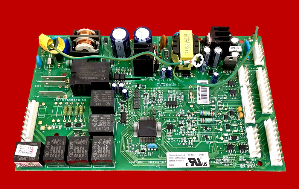 GE Refrigerator Control Board - Part # WR55X10942 | 200D4850G022