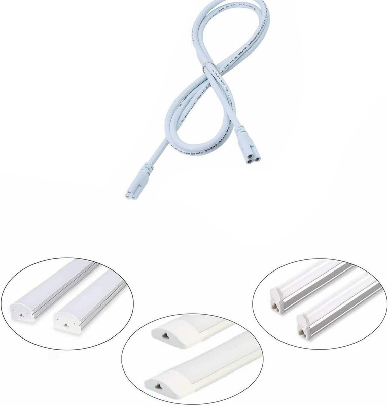 3FT 4FT 6FT 10FT Connector Cable Extension Cord 3-Pin for Tube Light Fixture gallery