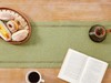 Burlap Style Farmhouse Table Runner, 13 x 48 Inch Rustic 13×48 Inch Sage Green gallery