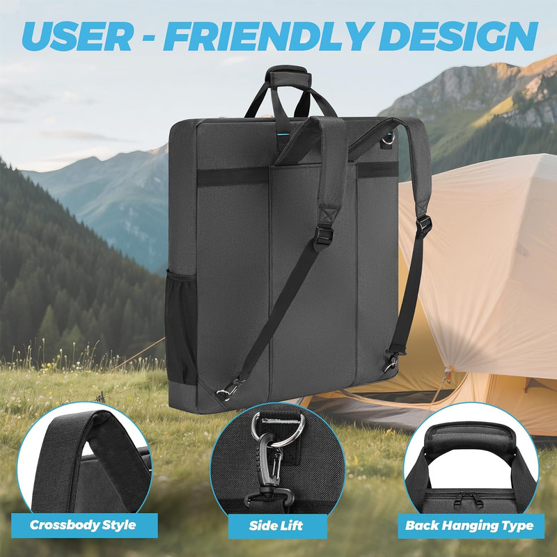 Solar Panel Storage Bag Compatible with Jackery Solarsaga 100W 100X 200W/ GRECEL gallery