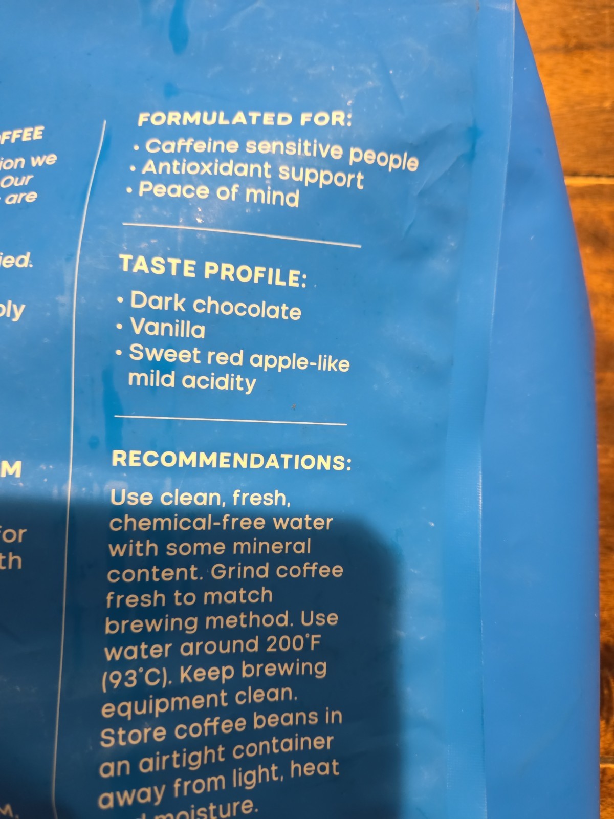 Purity Coffee CALM Decaf Whole Bean Coffee 5lbs USDA Organic- Exp: 03/2027 gallery