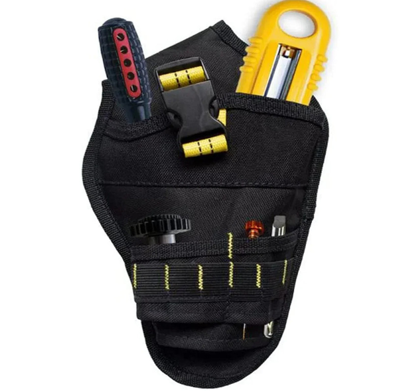 1pc Cordless Drill Holster with Hook & Metal Clip Oxford Cloth Tool Holder - NEW gallery