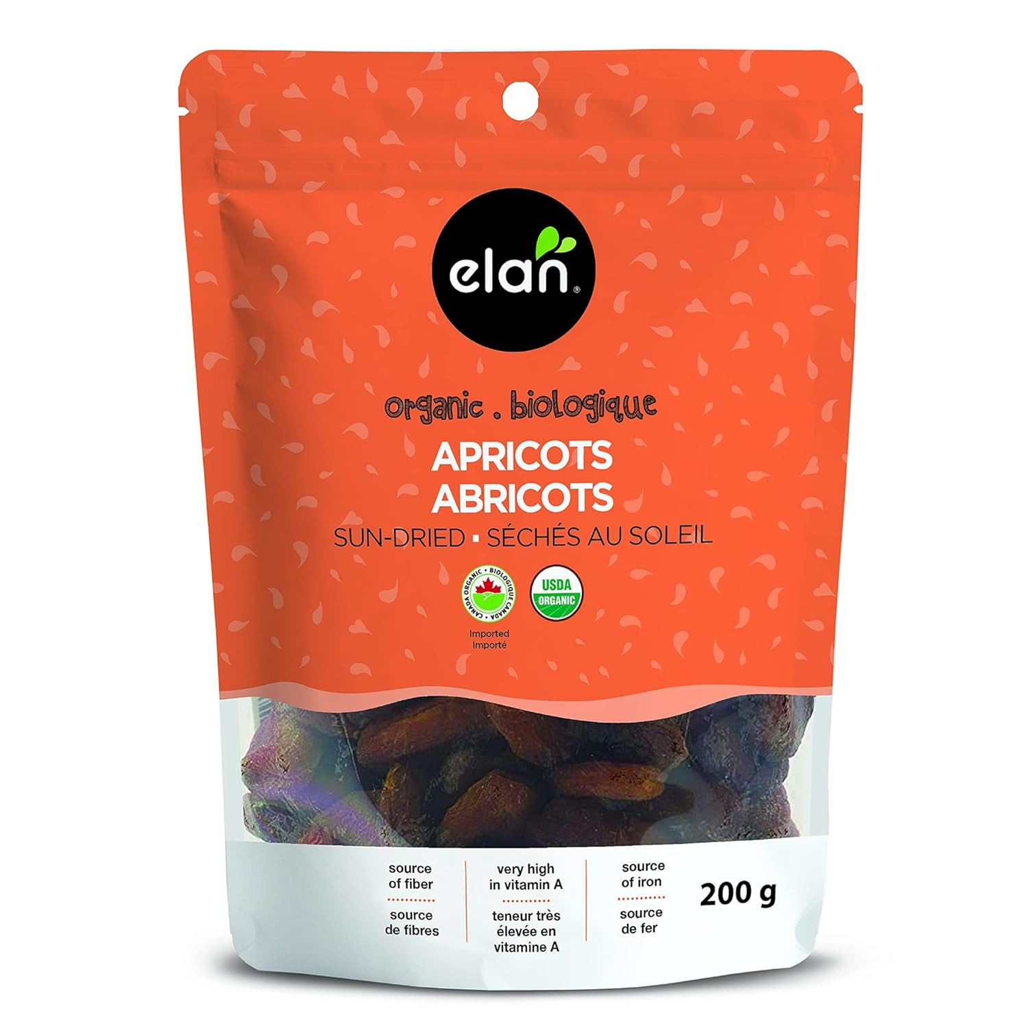 Organic Sun-Dried Apricots, 7 Oz, Dried Fruits, No Sulphites, No Sugar Added, No gallery