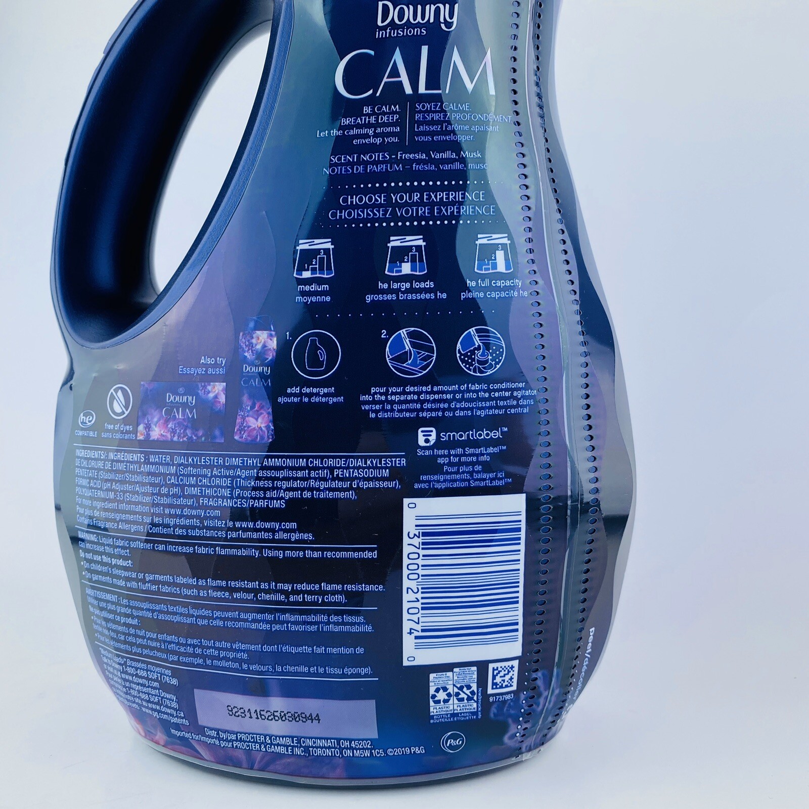 Downy Infusions Calm Lavender Vanilla Bean Fabric Conditioner 56 fl.oz 83 Loads gallery