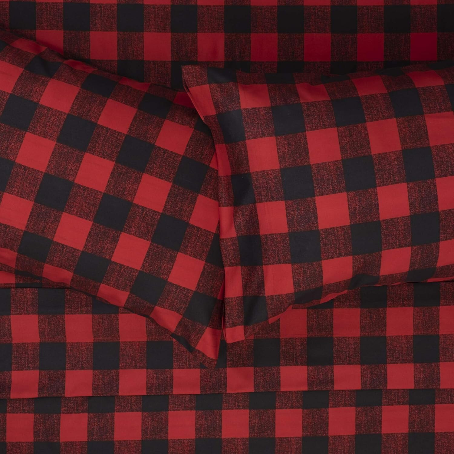 1800 Supreme Collection Extra Soft Deep Pocket Sheet Set, King, Buffalo Check gallery