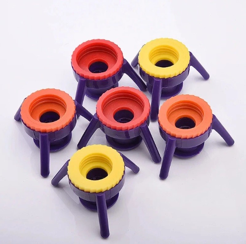 6-Pack Bottle Emptying Kit Dispenser Cap for Shampoo Lotion Conditioner Pump Top gallery