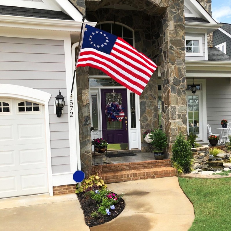 Anley EverStrong 3x5 Ft Betsy Ross American US Flag Embroidered Patriotic Banner gallery