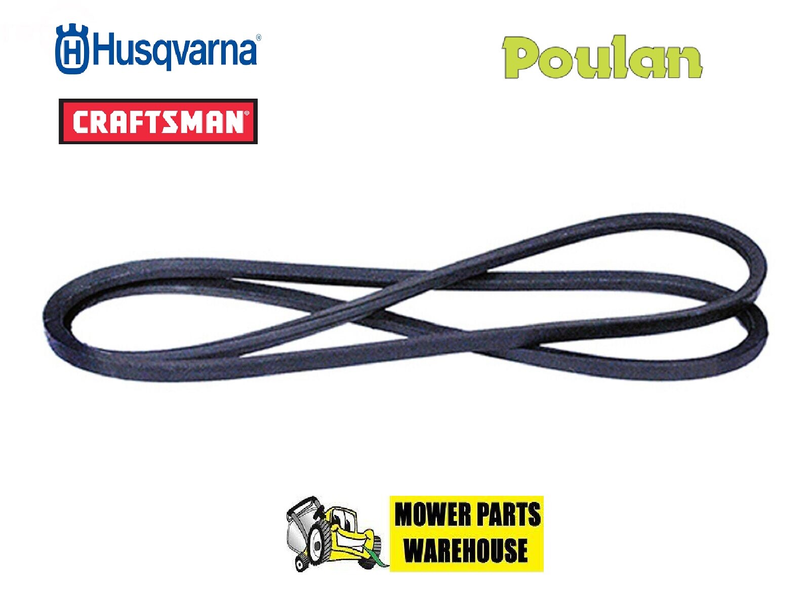 REPLACEMENT DECK BELT AYP POULAN CRAFTSMAN HUSQVARNA 144200 1/2" x 88" gallery