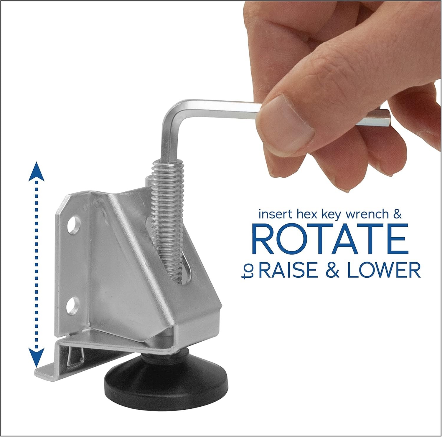 Heavy Duty Adjustable Leveling Feet Ideal for Desks, Tables, Shelving Units gallery