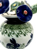 Polish Pottery Round Vase Bunny Rabbit 11 Polish Ceramic Flowers 2 Leaves gallery