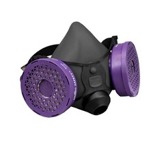 Forney Industries P100 High Efficiency Dual Cartridge Half Mask Respirator New