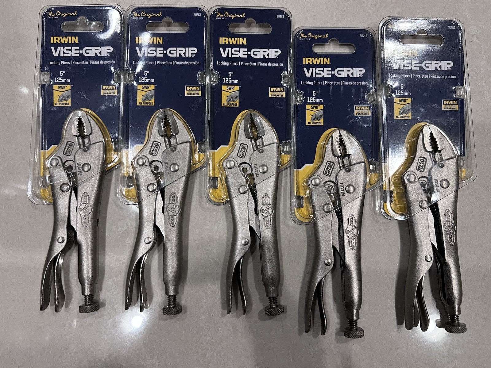 (5 Pack) IRWIN VISE-GRIP 5" Locking Pliers with Wire Cutter - Silver gallery