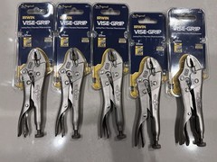 (5 Pack) IRWIN VISE-GRIP 5″ Locking Pliers with Wire Cutter – Silver