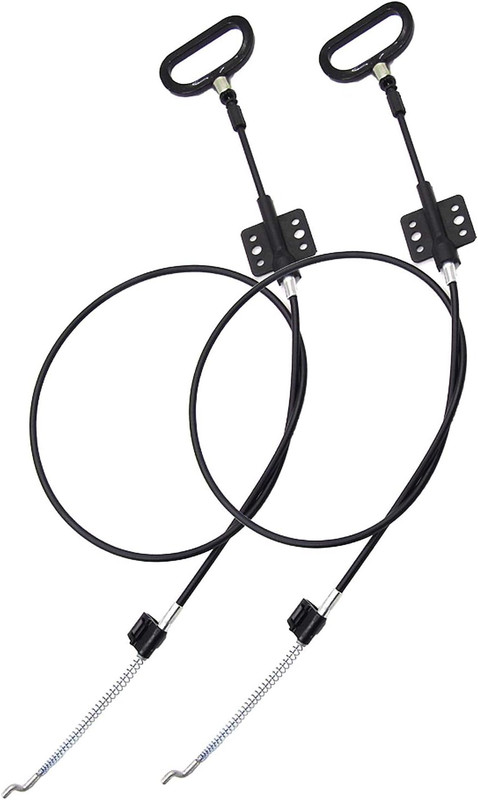 2 Pieces Recliner Release Cable Replacement D-Ring Pull Handle, Exposed Length 4 gallery