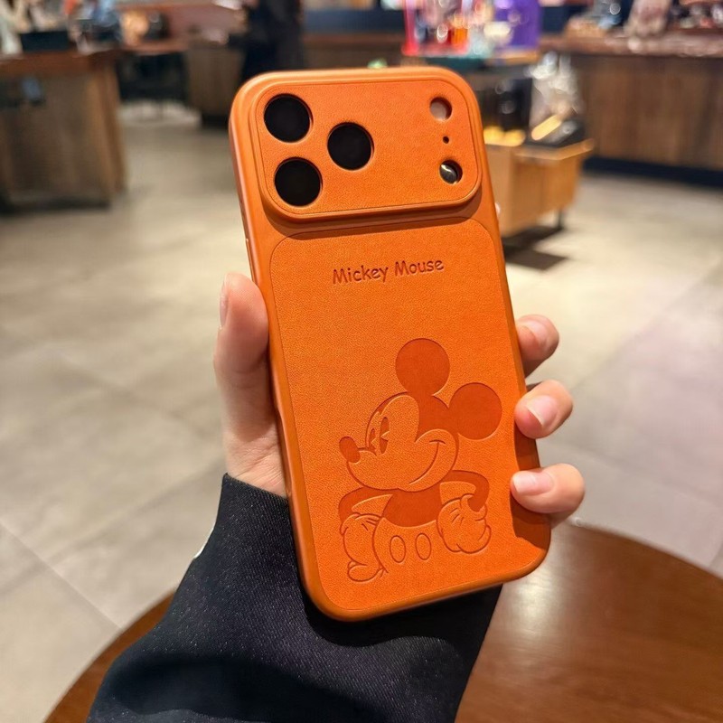 Mickey Mouse iPhone 17 Pro Max Case (Suitable for iPhone 16/15 Series) -Lambskin