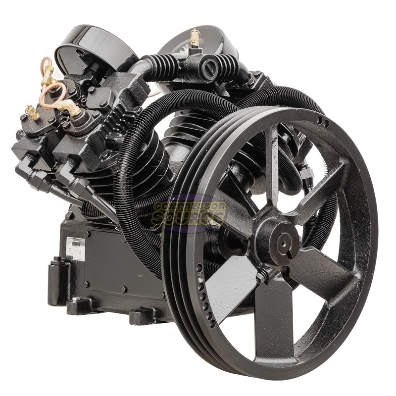 7.5 - 10 HP Replacement Air Compressor Pump 2 Stage 4 Cylinder w/ Head Unloaders gallery