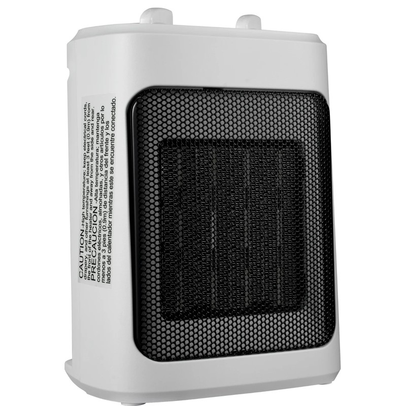 Mainstays 1500W Ceramic Fan-Forced Electric Space Heater White Open Box (4 PACK) gallery