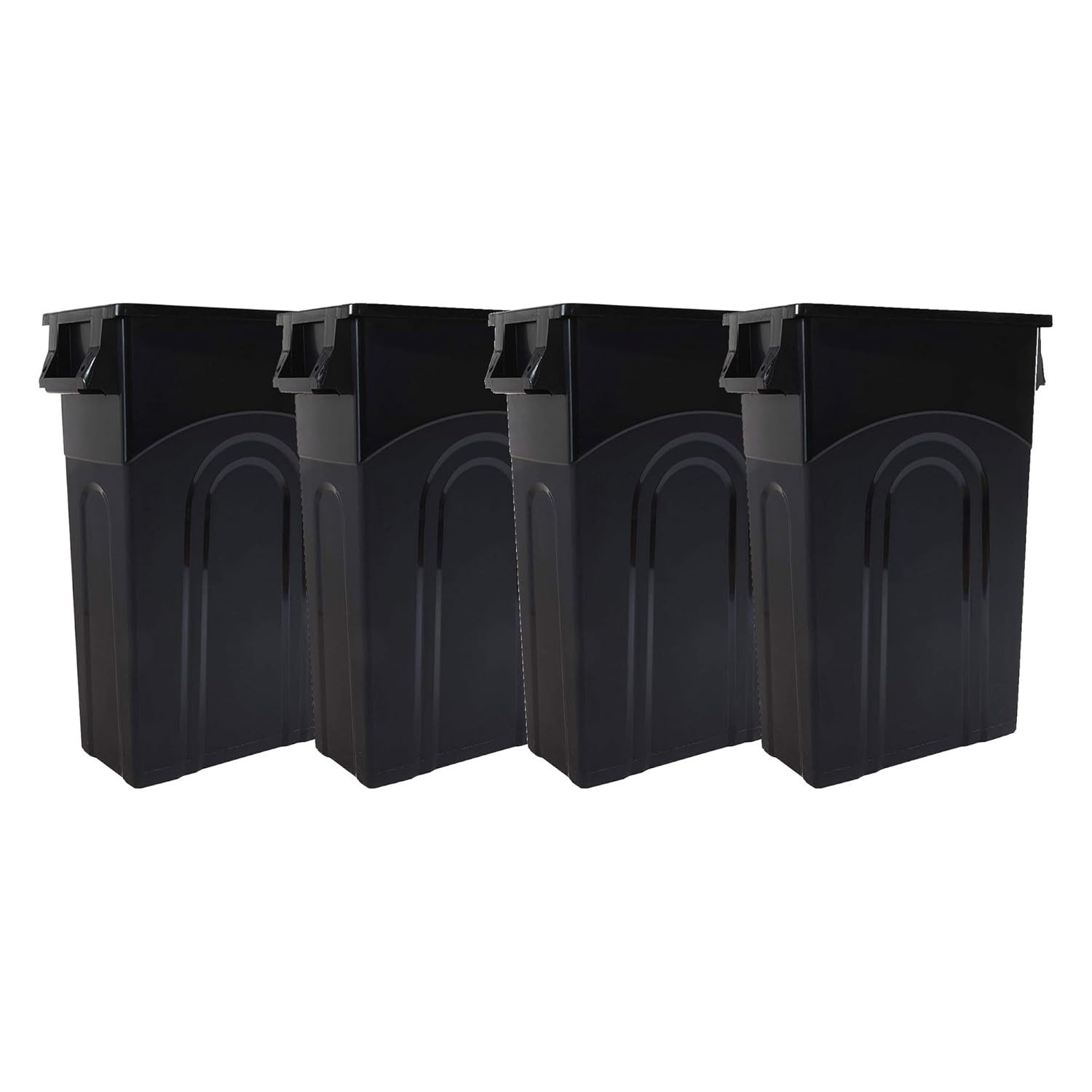 United Solutions Highboy Waste Container, 23 Gallon, Space Saving Slim Profile a gallery