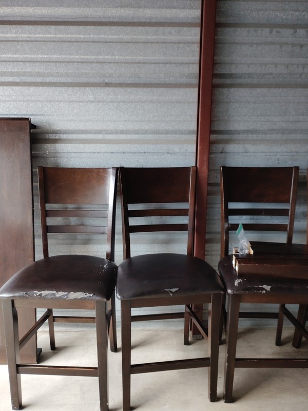 Rectangular Wood Dining Table Brown Dark Wood Tone Solid 41-50in L 30in W gallery