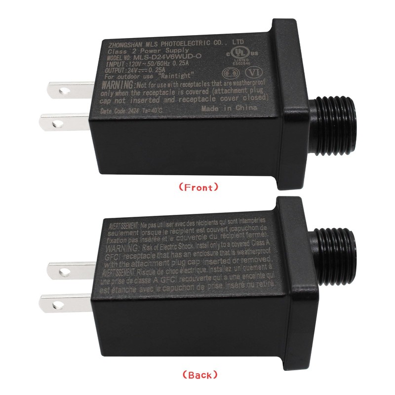 24V LED Transformer Class 2 LED Power Supply, Waterproof IP44 Low Voltage Sea... gallery