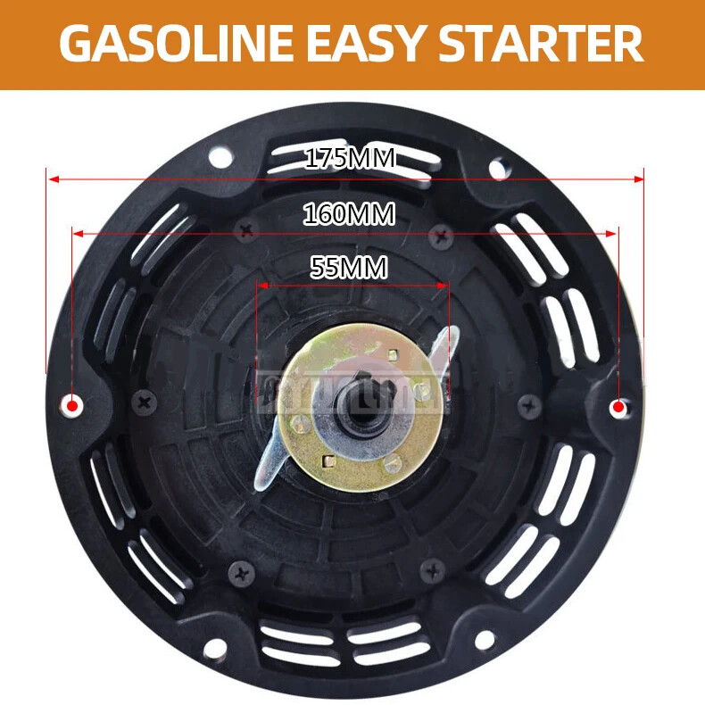 Gasoline Engine Generator Conversion Easy Starter Hand Crank No-pull Starter gallery