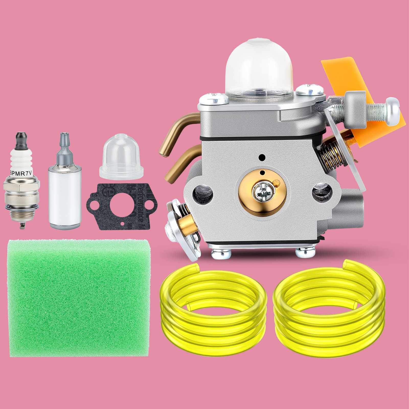 Carburetor Kit For Ryobi CS26 SS26 26cc String Trimmer Part Number 308054043 gallery