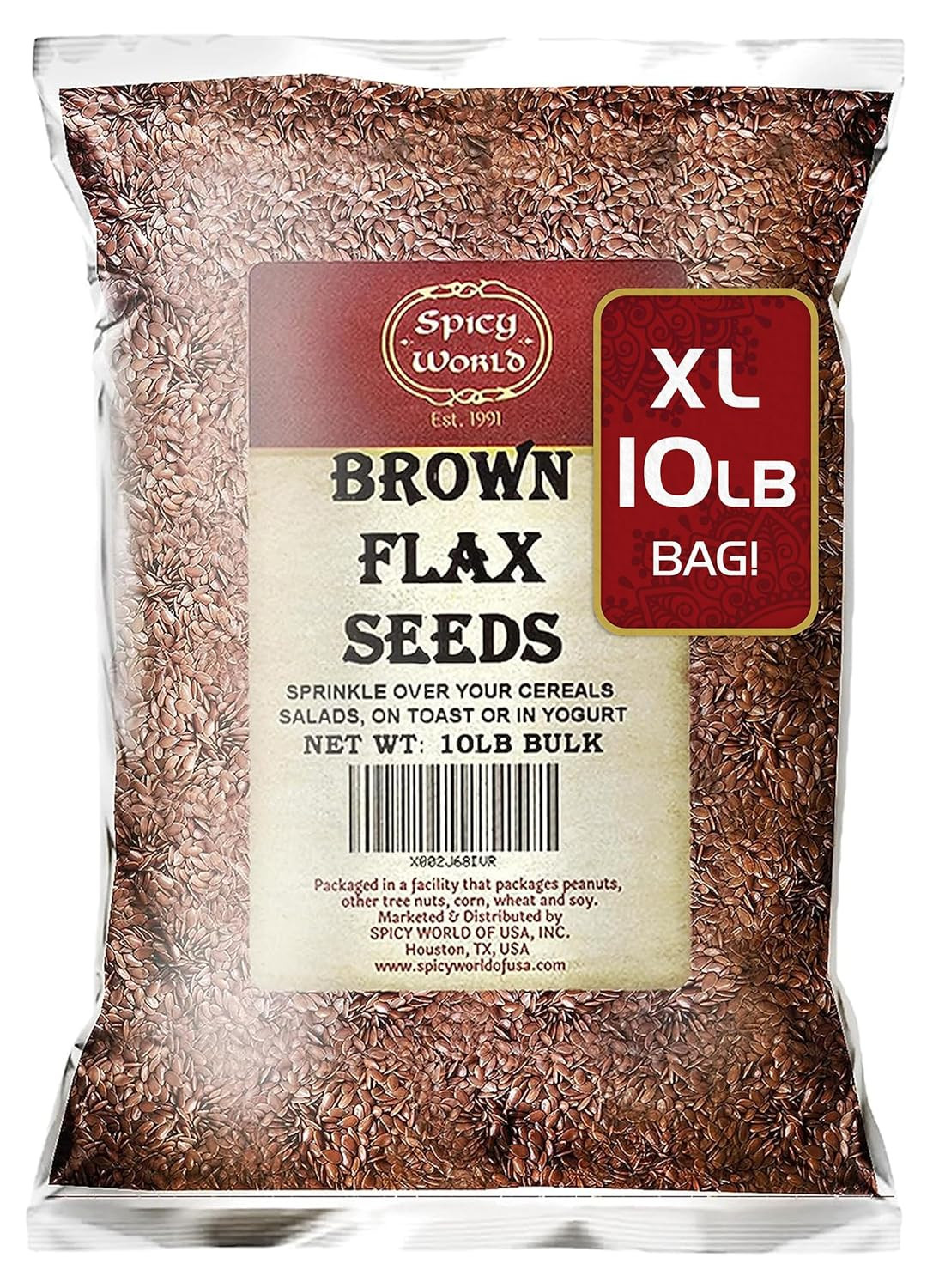 Brown Flaxseed, 10 Pound Box gallery