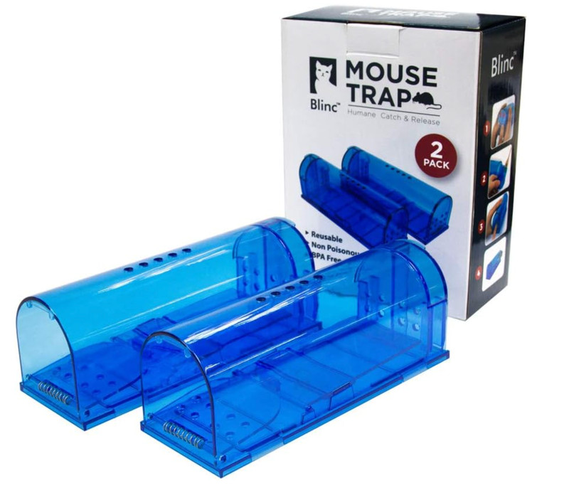 2Pcs Live Humane Cage Trap For Squirrel Chipmunk Rat Mice Rodent Animal Catcher gallery