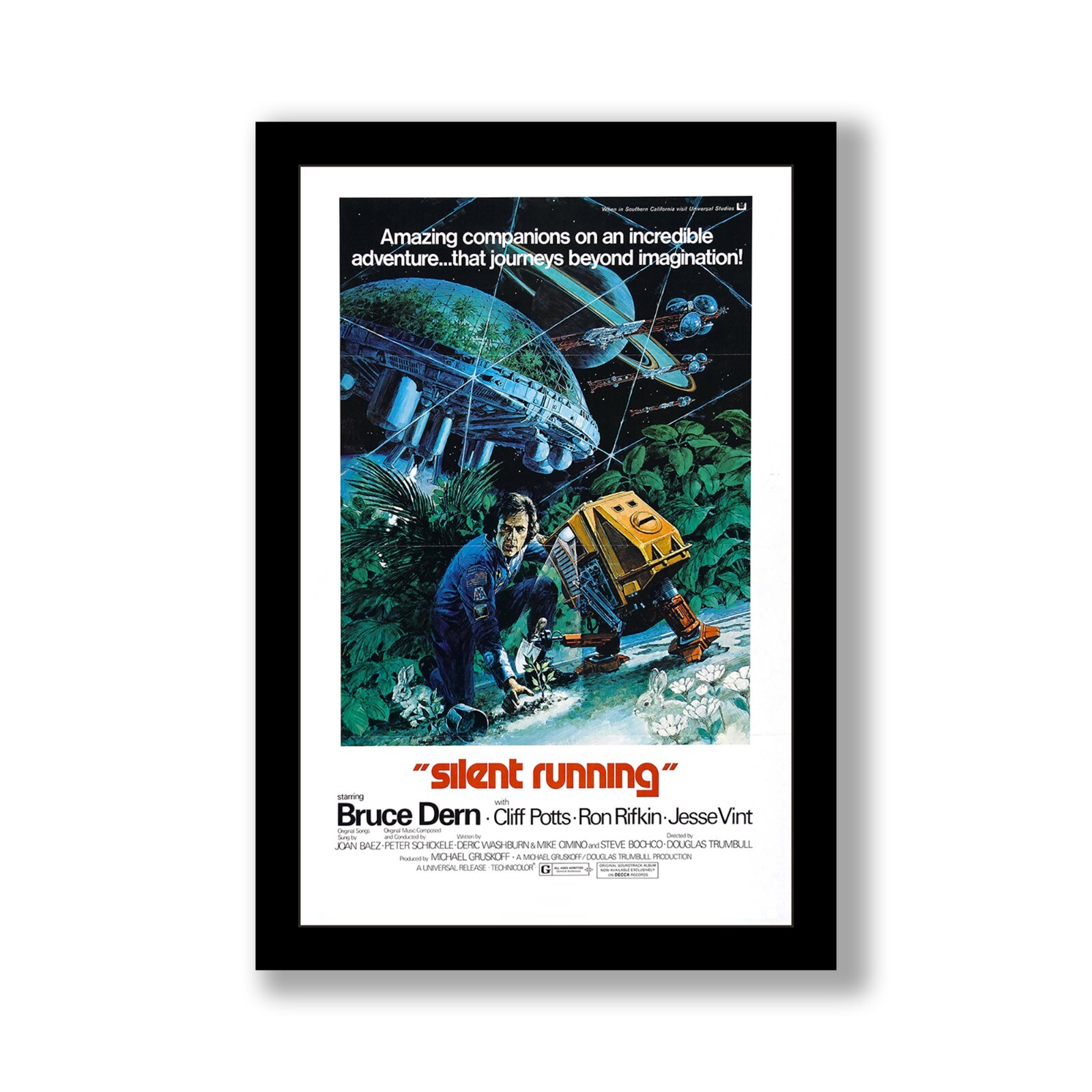 SILENT RUNNING - 11x17 Framed Movie Poster by Wallspace gallery