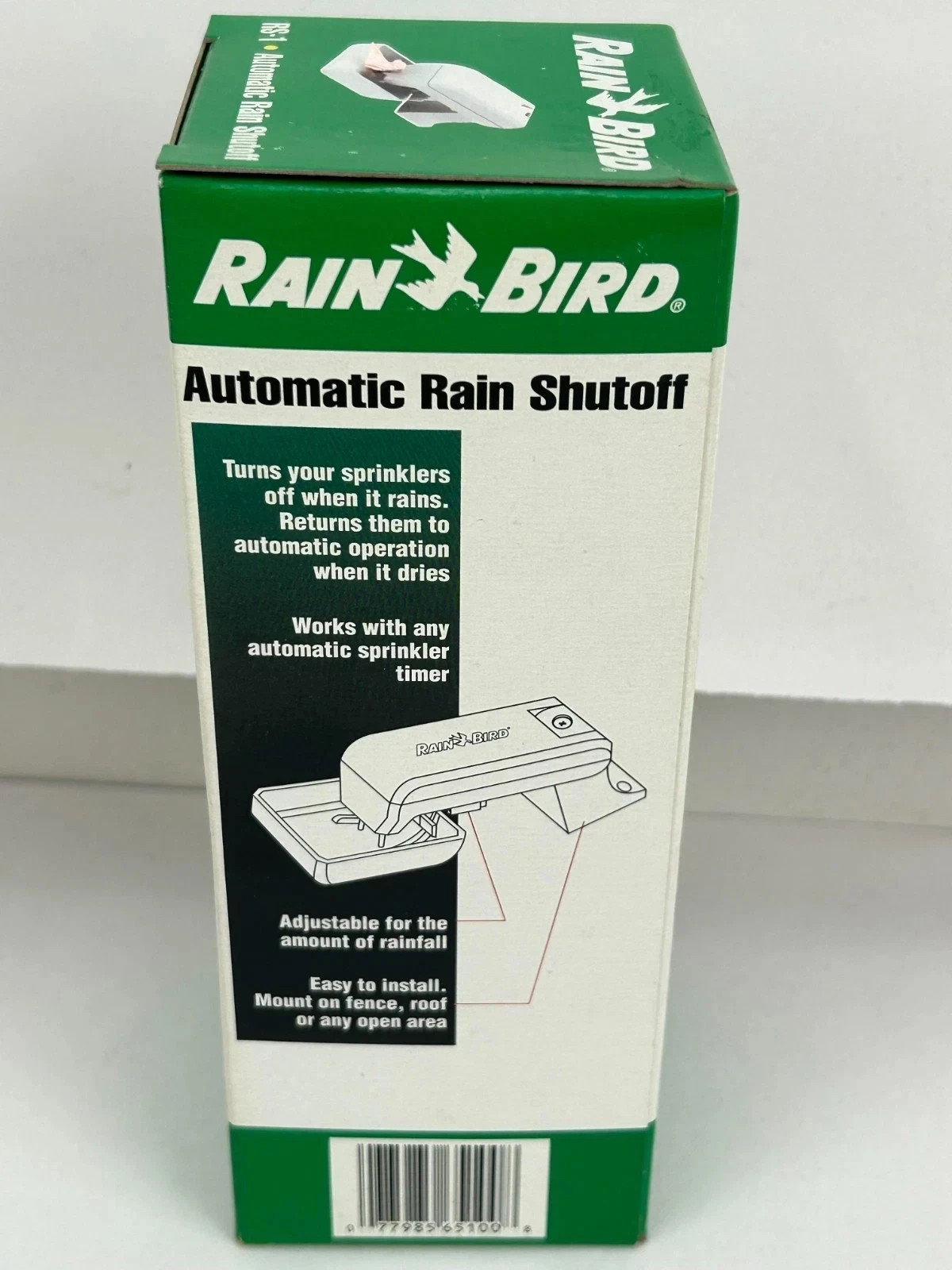 NEW Rain Bird Automatic Rain Shutoff RS-1 Wired Rain Sensor gallery