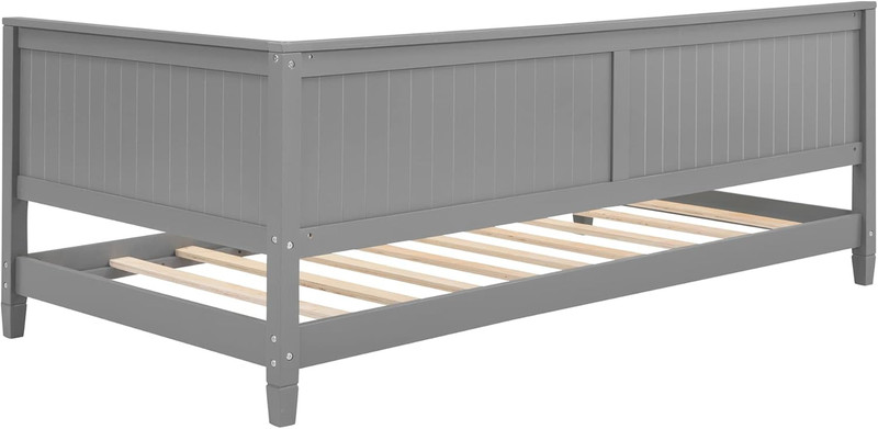 Gray Twin Size Daybed Sofa Bed - Stylish Wood Design for Any Room gallery