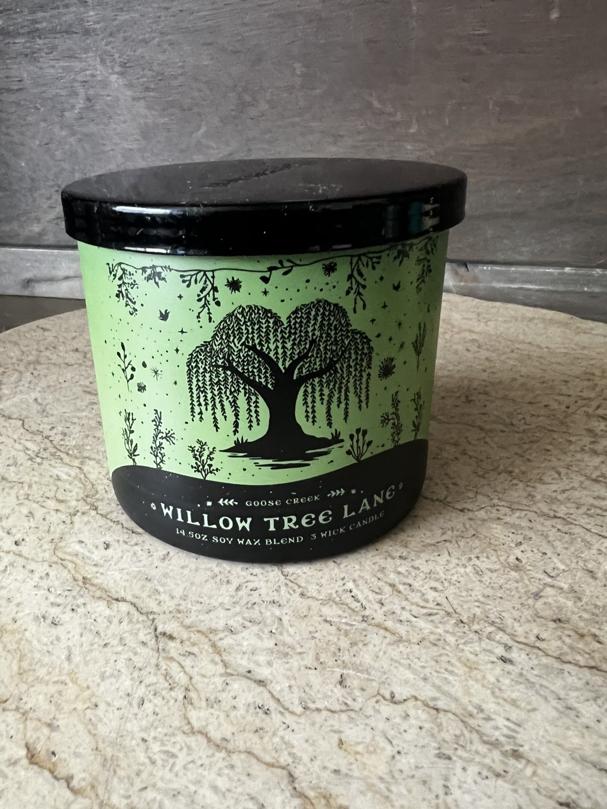 Goose Creek Willow Tree Lane Scented 3 Wick Candle 14.5 oz BURNS UP TO 45 HOURS gallery