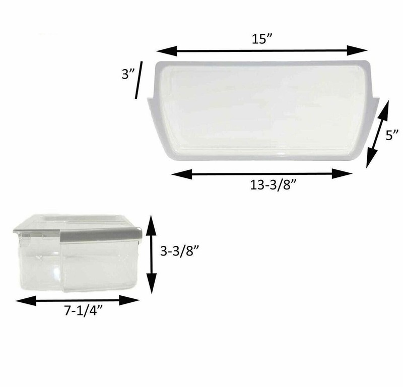2179575 Bin for Whirlpool Refrigerator ED5FHEXNQ00 GS6SHAXLB02 GD5SHAXLQ01 gallery