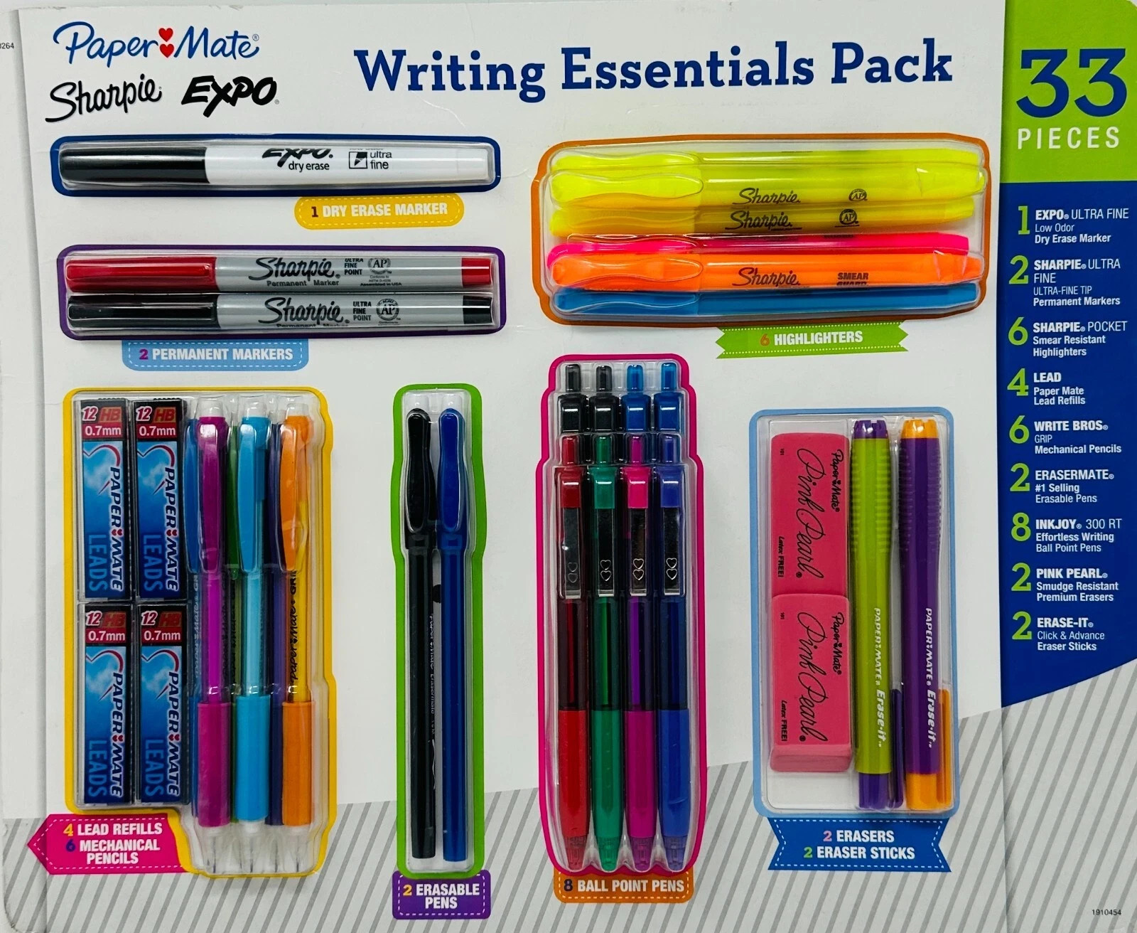 Paper Mate Sharpie Expo Writing Essentials Pack 33 Count New gallery