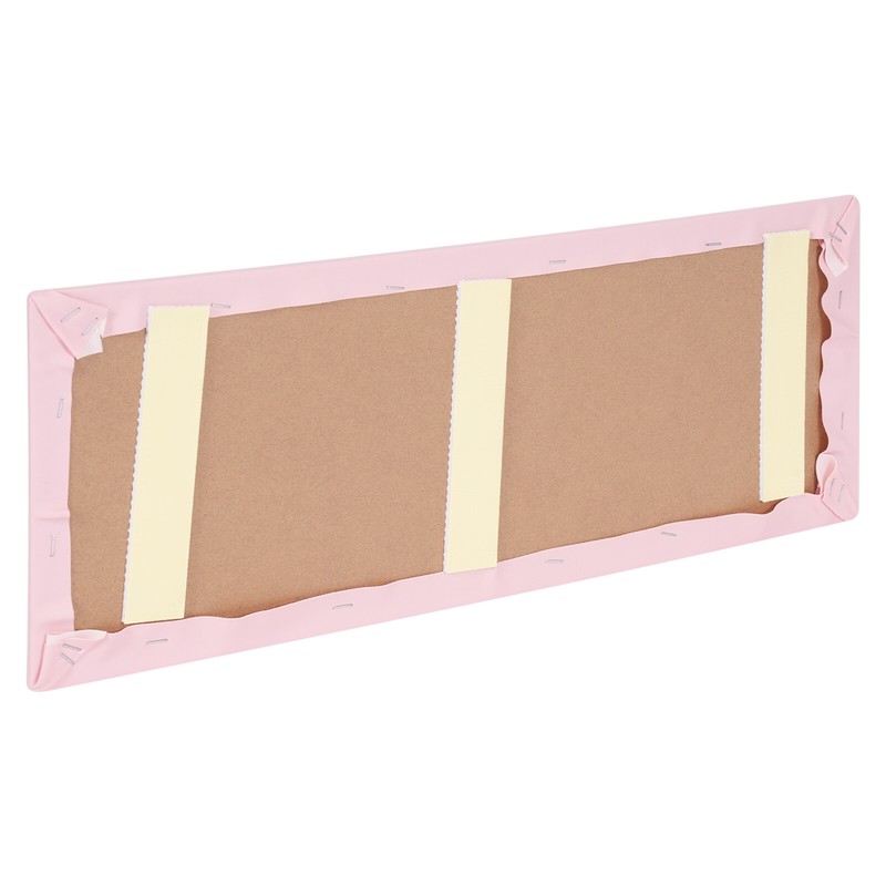 8-Pack Wall Padding Panels 20×50cm 30mm Adhesive Baby Safety White Pink gallery