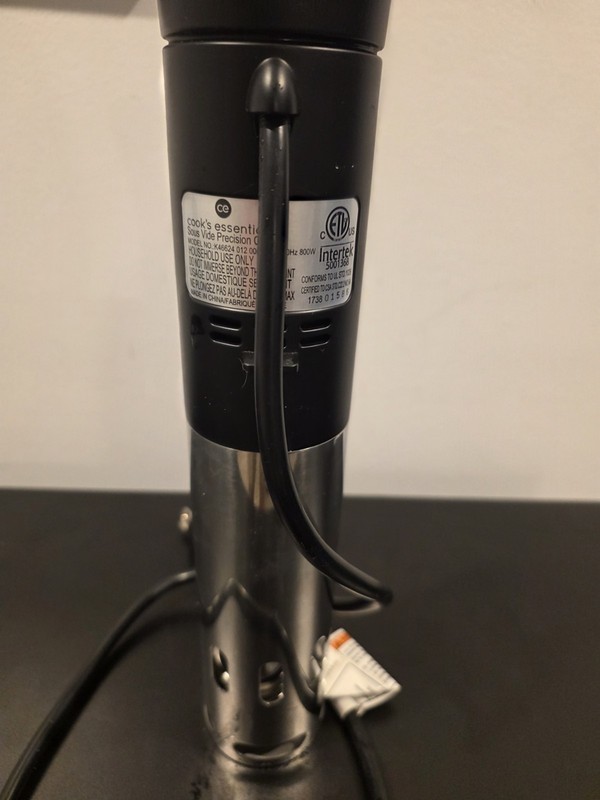 Cooks Essentials Intertek SOUS VIDE Slow Water Bath Precision Cooker Never Used gallery