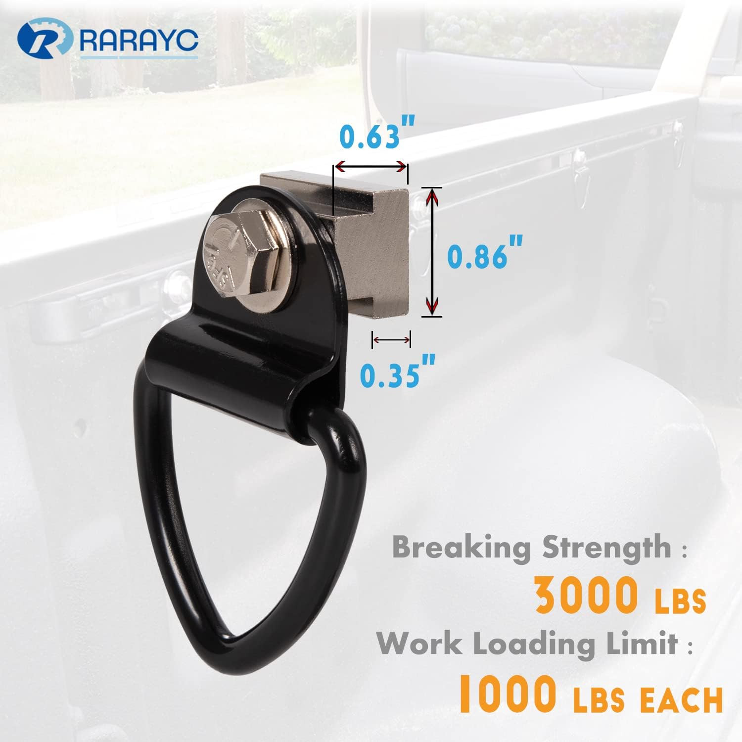6 PCS Bed Rail Accessories Stainless Steel for Toyota Tacoma & Toyota Tundra gallery